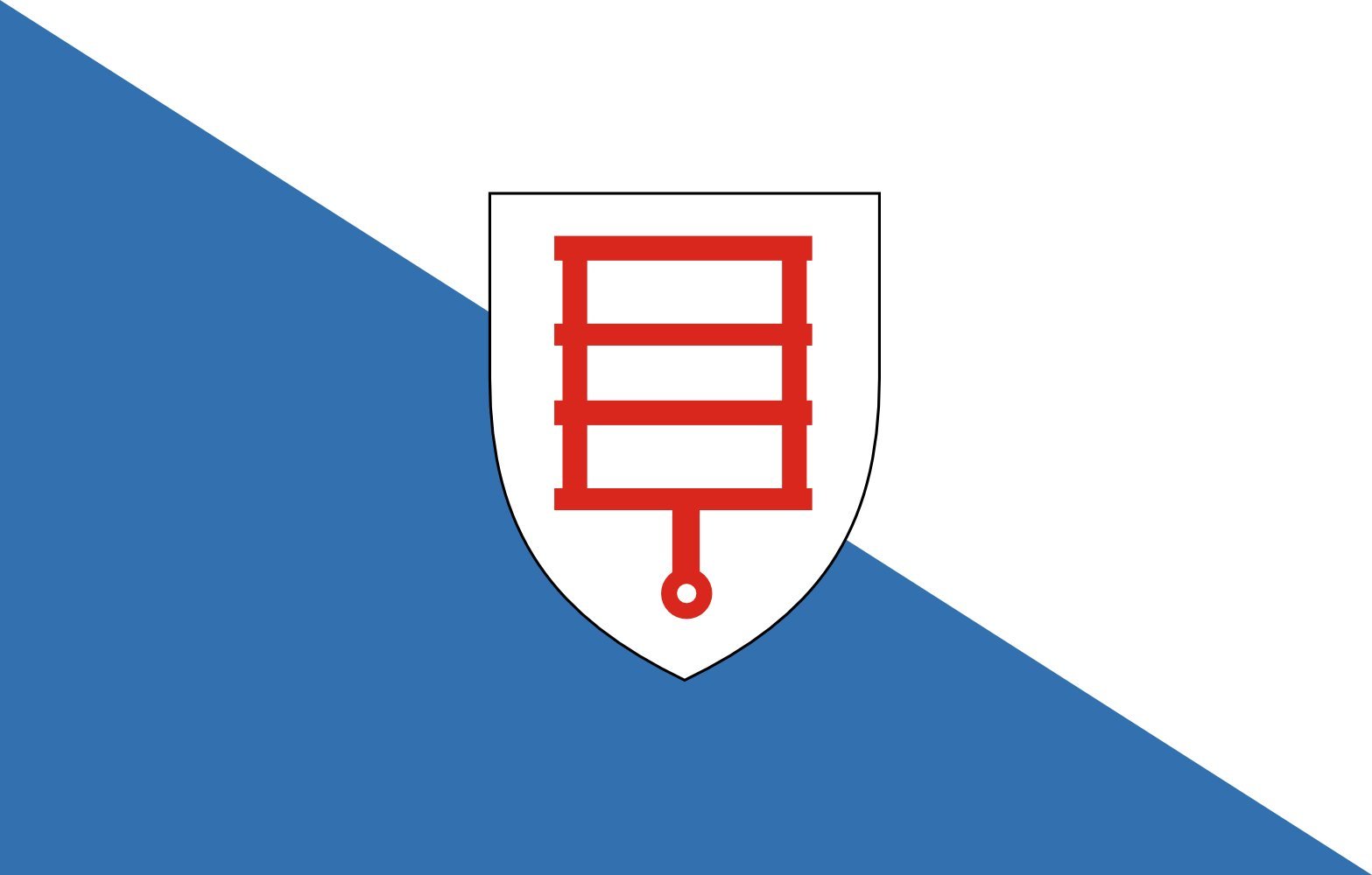 Drapeau XL Kuusalu Parish pavillon officiel de la commune estonienne