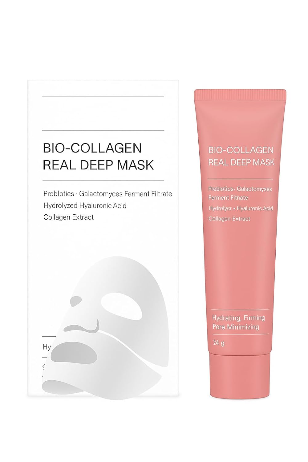Korean Glass Skin Bio-Collagen Overnight Face Mask for Women, Deep Hydrating Skin Care Facial Masks, Pore Minimizing, Firming & Anti-Aging Hydrogel Mask for Glowing Skin Korean Glass Skin Bio-Collagen Overnight Face Mask for Women, Deep Hydrating Skin Care Facial Masks, Pore Minimizing, Firming & Anti-Aging Hydrogel Mask for Glowing Skin