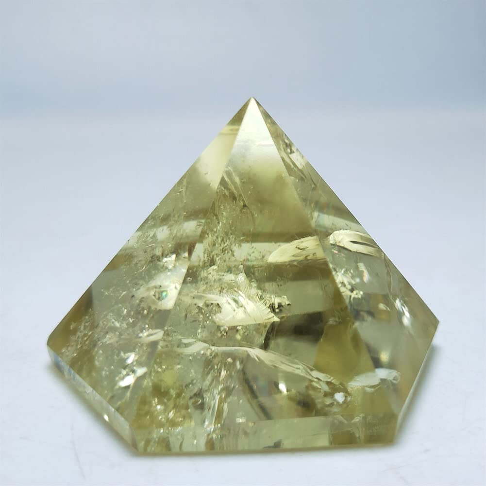 Amazon.co.jp: 天然水晶の原石 5 センチメートル天然六角シトリン