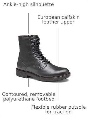 Johnston & Murphy Men's Latham Plain Toe Boot