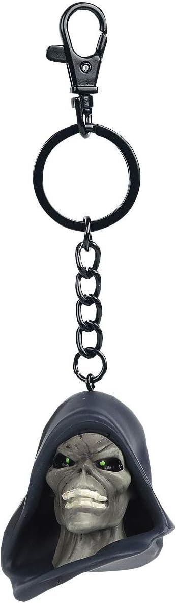 Iron Maiden Grim Reaper Eddie Plastic Key Chain Multi