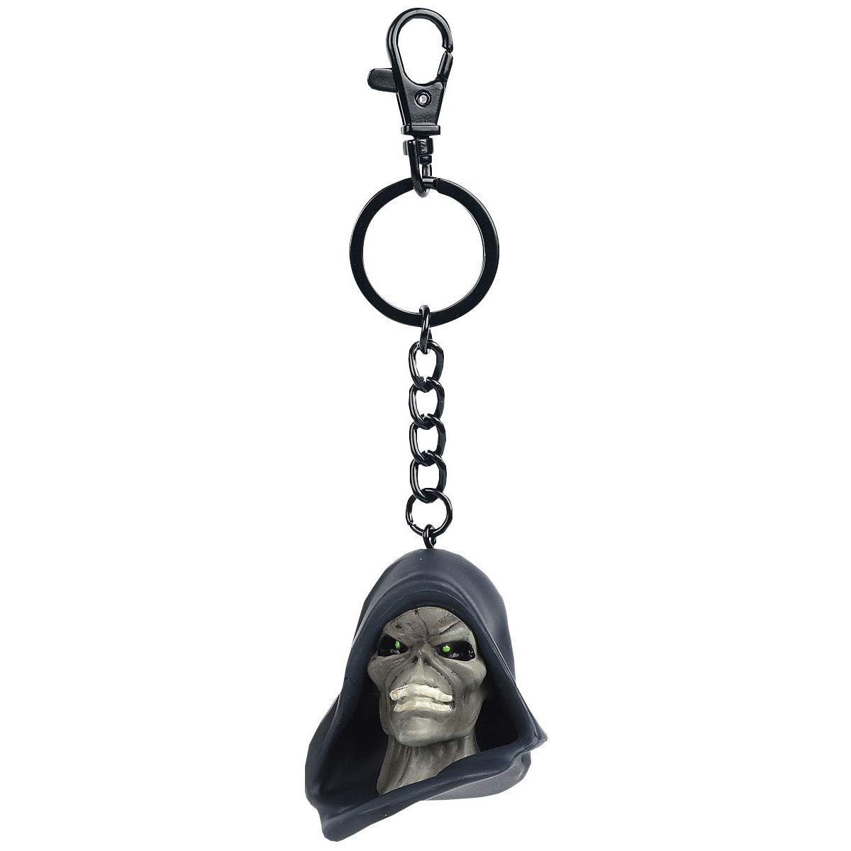 Iron Maiden Grim Reaper Eddie Plastic Key Chain Multi