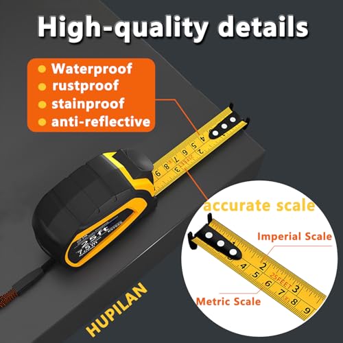 Cinta Métrica Retráctil Acero 7.5m 25ft Auto Bloqueo miniatura 4