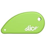 00100 Ceramic Blade Safety Cutter, Opens Clamshell Packaging, Coupon Cutter, Trim Photos, Scrapbooking, Fits Keychain, Green