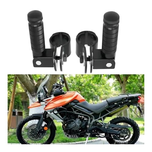 Repose-pieds de moto pliables avec fixations pour Tiger 1200