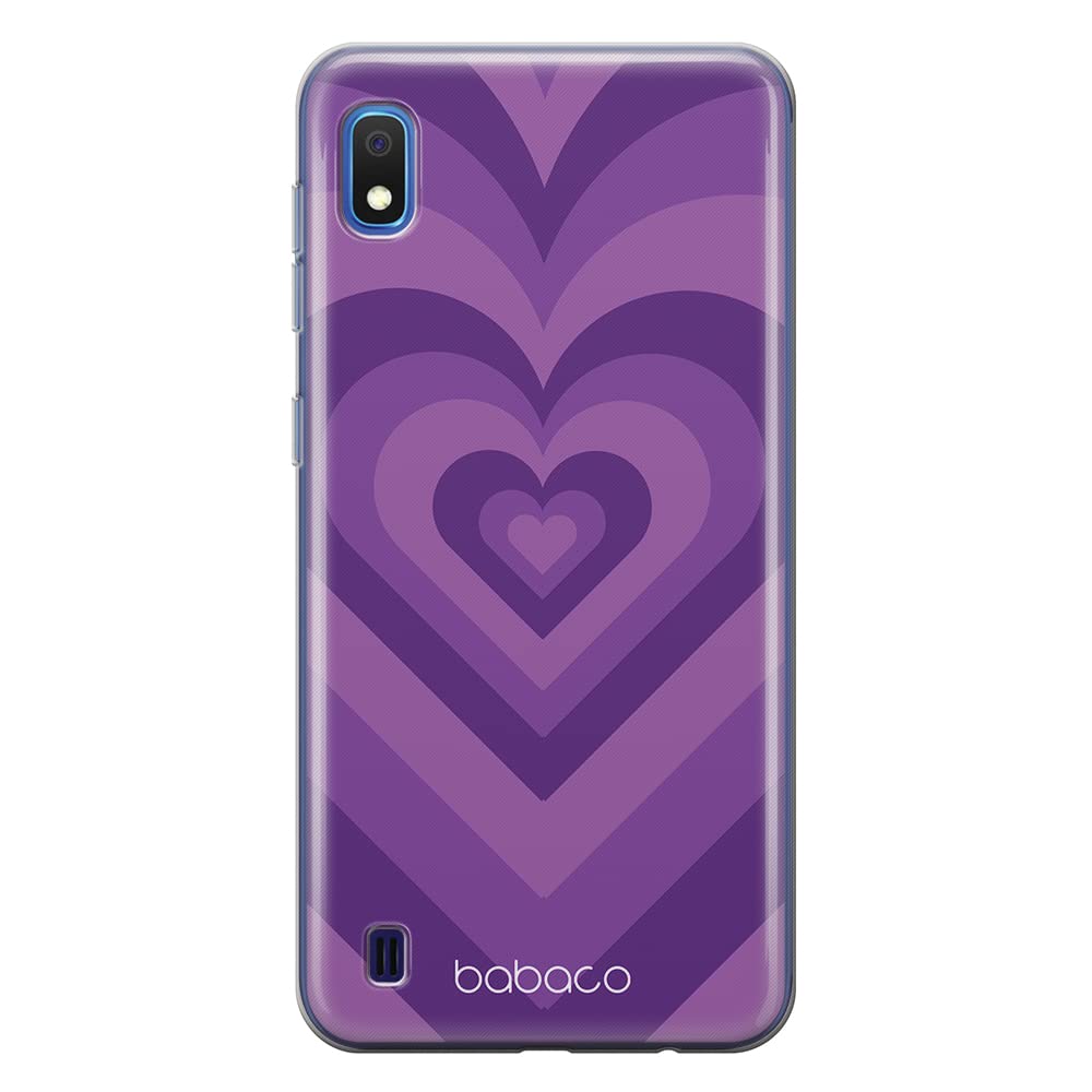 Babaco ERT GROUP mobile phone case for Samsung A10 original and officially Licensed pattern Hearts 007 optimally adapted to the shape of the mobile phone, case made of TPU