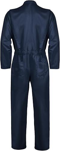 Miniatura 7 de Mono Azul Marino para Adultos Overol Disfraz de Halloween para Hombres Mono Disfraz de Asesino de Terror Uniforme de Trabajo de Mecánico