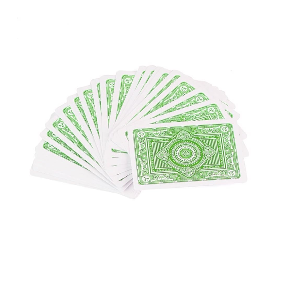 casinoite Adult Monarch 100% Plastic Poker Playing Card Game-Parrot Green 4