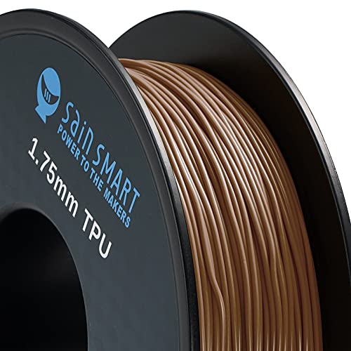 SainSmart Caramel Flexible TPU 3D Printing Filament, 1.75mm, 0.8kg, +/-0.05mm Dimensional Accuracy