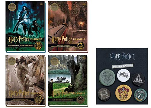 Harry Potter Filmwelt Band 1-4 + 1 Original Harry Potter Button Harry Potter Filmwelt Band 1-4 + 1 Original Harry Potter Button