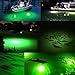LED Fishing Light 15w,12v,Green IP68 Waterproof 360 All-Round Fish Light for Night Fishing, Lure