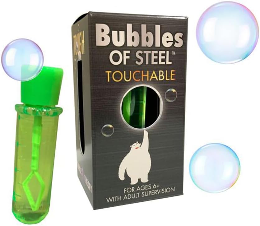 Burbujas de acero: burbujas táctiles y heroicas