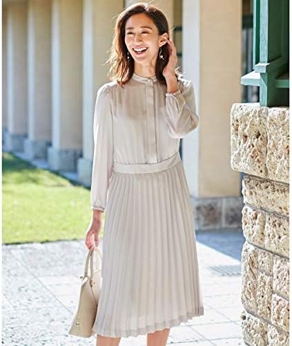 Amazon Co Jp 23区 Nijyusanku 洗える クリスタルアムンゼン 切り替え ワンピース ベージュ系 36 服 ファッション小物