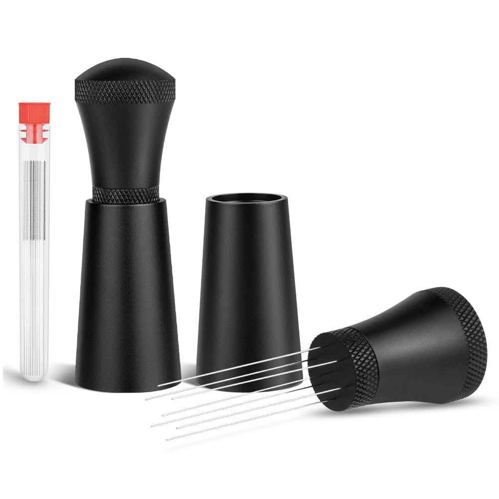 HOTUT Agitador Aguja de Café,17 Agujas de Acero Inoxidable,Agitador de Café Expreso de 0,3 mm,Herramienta de Distribución de Espresso,Accesorios para Herramientas de Distribución WDT de café