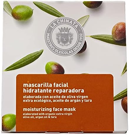 Mascarilla Facial Hidratante Reparadora 'Natural Edition' - La Chinata (5 x 8 ml)