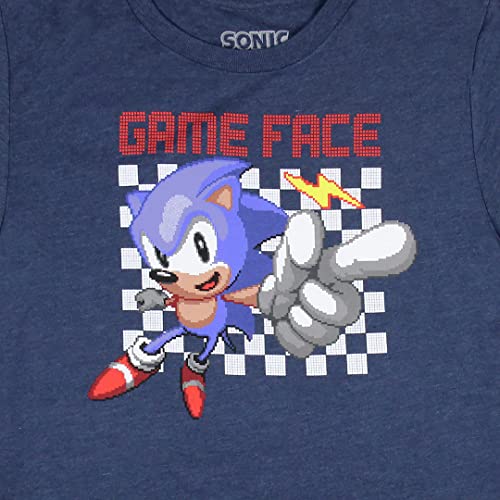 Sonic The Hedgehog Boys' Game Face Kids Video Game Character T-Shirt3