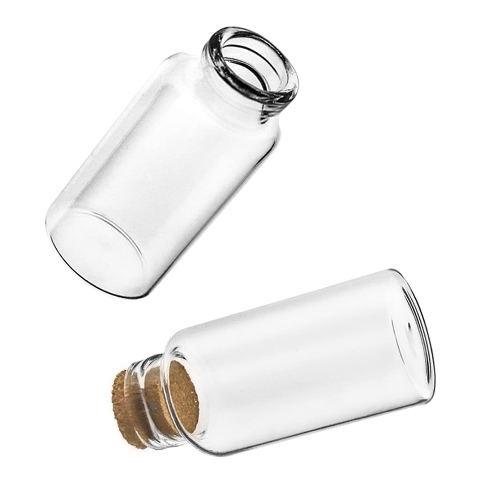 RUBY Reagenzglas mit Korken 25ml Glasflaschen mit Korken 24 Stück Kleine Glasflaschen Zum Befüllen 30 x 60mm Mini Flaschen für Gastgeschenk, Gewürzgläser, Hochzeit Gefälligkeiten, Deko Weihnachten