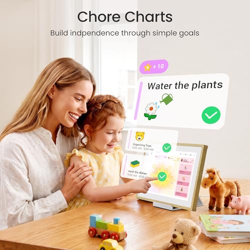 Image of Dragon Touch 10.1 inch Digital Calendar Chore Chart - Digital Picture Frame, Smart Family Planner, Hearth Display Desk Digital Calendar Best Gift for Women, Mom,Christmas, Wedding