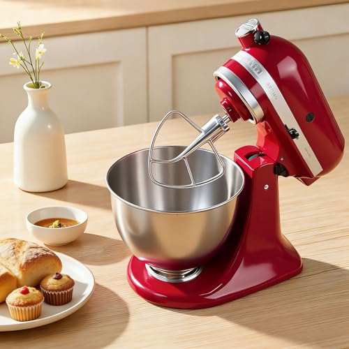 Cuchilla plana de acero inoxidable BCHARYA para KitchenAid miniatura 7