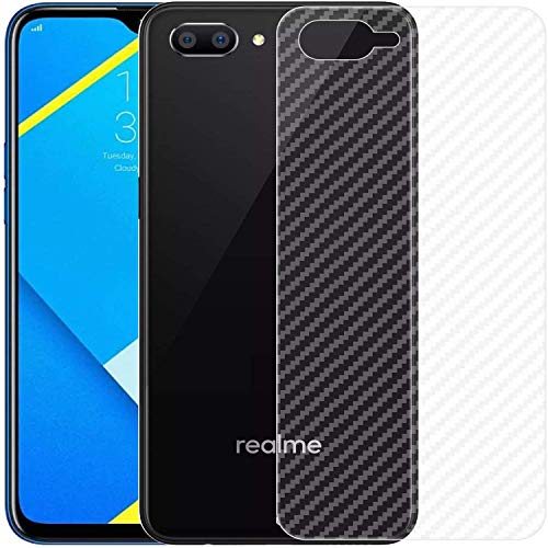 Image of Compatible with Oppo Realme C2 Back Screen Protective Film Carbon Fiber Skin Transparent Screen Guard Sticker