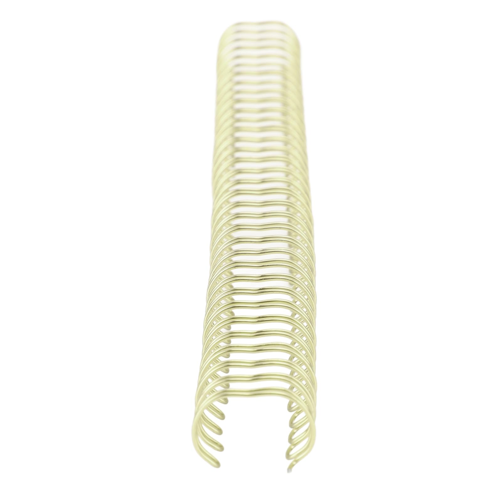 Generic 100 Stück Langlebige 9/16-Zoll-Doppelschleifen-Drahtbinderücken Zum Binden von Doppelschleifendrähten, 120 Blatt Kapazität, Spiralkamm-Binderücken für Wichtige Dokumente,