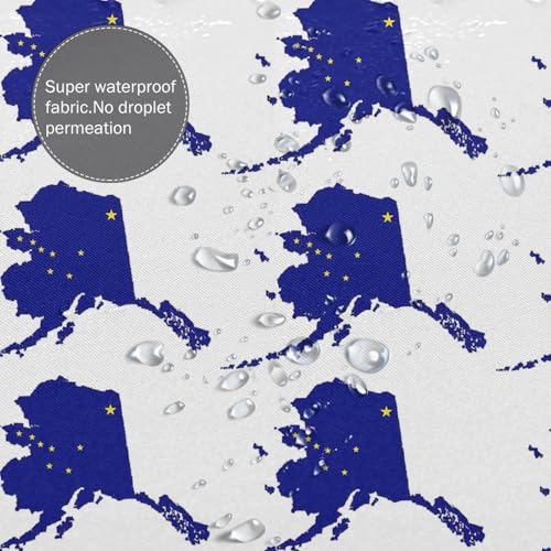 Rideau de douche Alaska en polyester de 183x183 cm avec 12 oeillets - 7