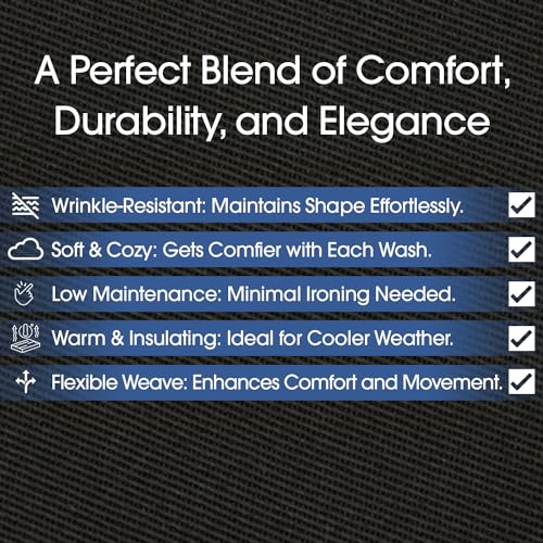 Premium Black Poly Cotton Twill Fabric – 1 Yard, 60" Wide – Durable 65% Polyester 35% Cotton Ideal for Clothing, Upholstery, and Crafts 6 Premium Black Poly Cotton Twill Fabric – 1 Yard, 60" Wide – Durable 65% Polyester 35% Cotton Ideal for Clothing, Upholstery, and Crafts - Image 5