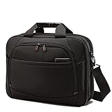Samsonite Pro 4 DLX 2 Gusset PFT TSA Briefcase, Black, One Size