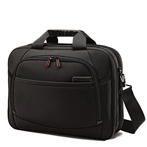 Samsonite Pro 4 DLX Two Gusset TSA Briefcase, Black, One Size