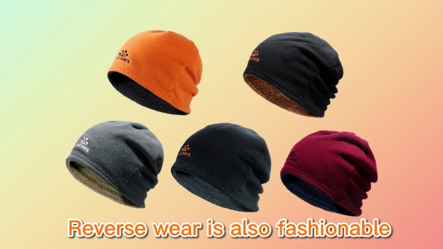 Watch Mens Winter Beanie Reversible Warm Fleece Lined Skull  display picture 1