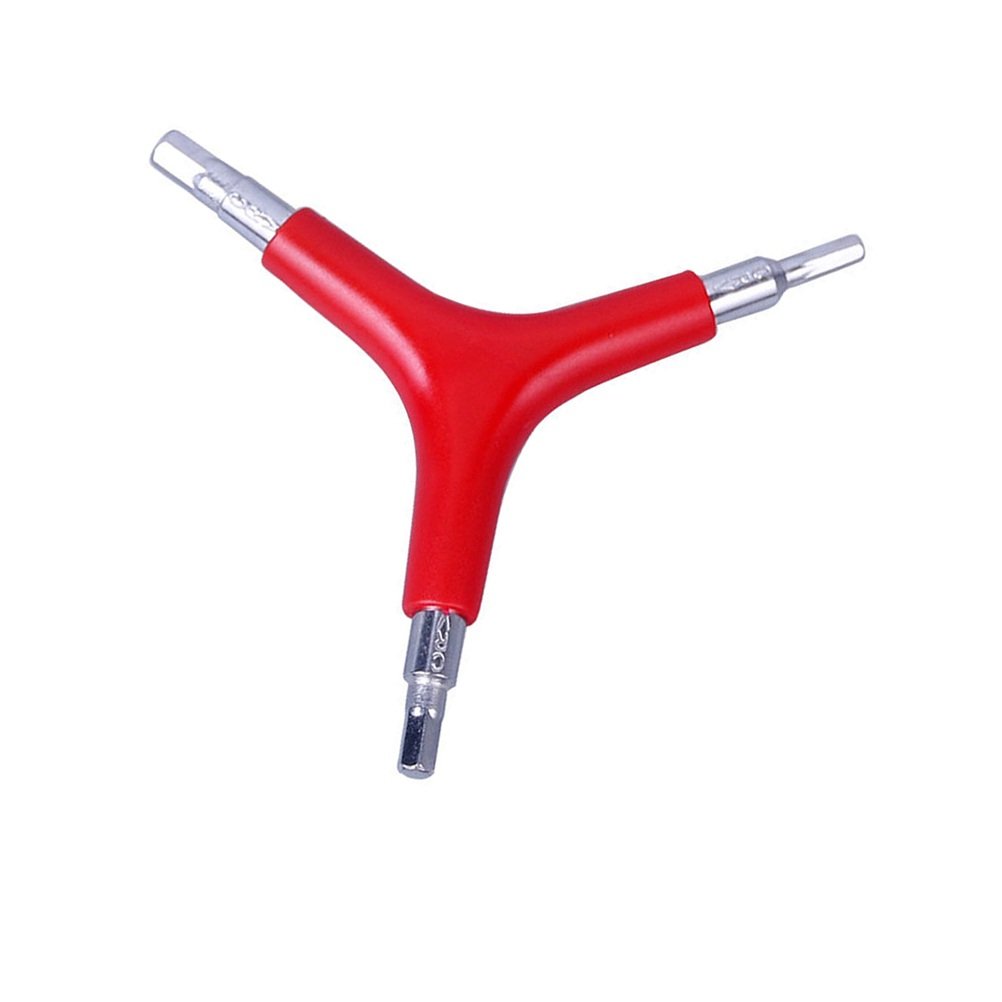 3 in 1 Y-Handle Tube Wrench Set for Bicycle Trigeminal Hex Wrench 4 mm 5 mm and 6 mm