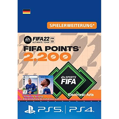 FIFA 22 Ultimate Team - 2200 FIFA Points | PS4/PS5 - Download Code - deutsches Konto