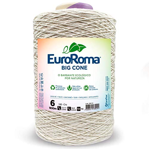 Barbante Big Cone Crú nº 6 c/ 1,8kg - EuroRoma