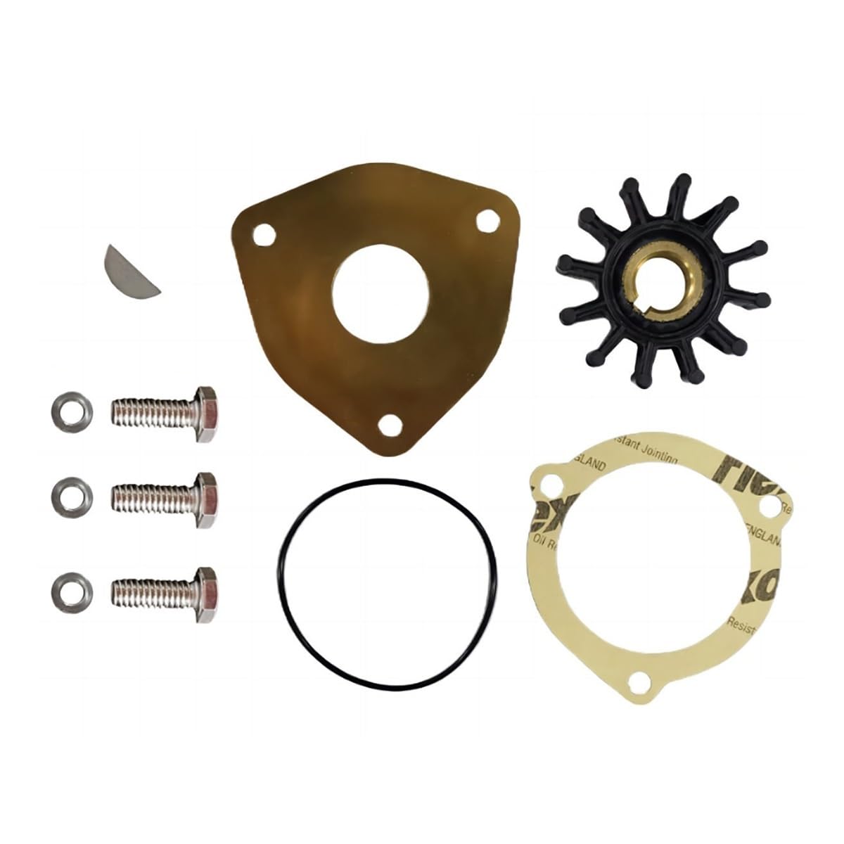 Kit de réparation pour pompe à eau de mer 3854287 refroidit le moteur