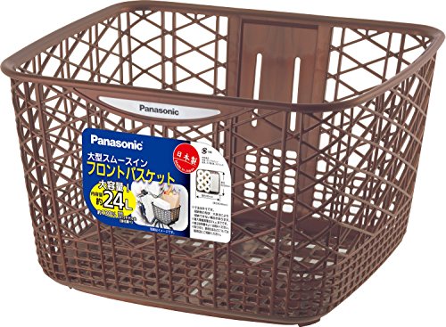 パナソニック フロント バスケット ブラウン NSCB216 YD-3418 自転車
