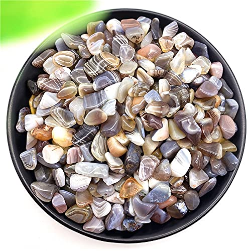 Ghiaia di Cristallo di Pietra di Agata Grigia Naturale da 50 g for Pietra Decorativa for Acquario Raccolta domiciliare