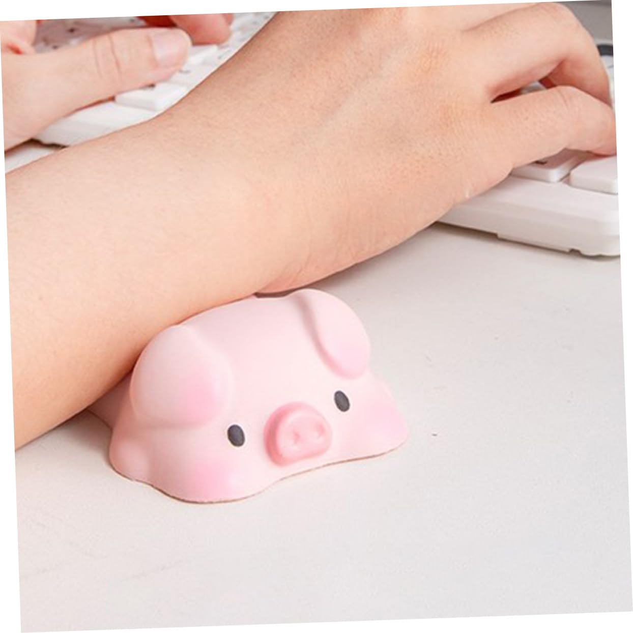 TEHAUX 10stücke Ergonomische Handgelenkauflagen Für Und Mauspad Und Rosa Mit Massagepunkten Druckentlastung Für Büro Und Gaming Leicht Zu Reinigen Und Tragbar