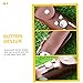 GOOHOCHY Golf Bag Reusable Ball Holder Portable Tee Holder Cowhide Ball Bag Compact Storage for Daily Use Random Color