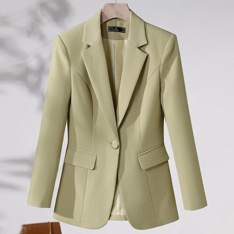 Long Sleeve Female Blazer Women Slim Jacket Business Work Coat2
