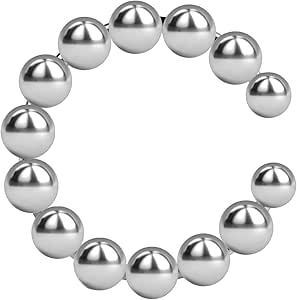 Male Toys Stainless Steel Dual Ball Penis Ring