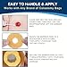 20 PCS Ostomy Barrier Rings, 2mm Thickness Moldable Colostomy Rings, Medical Grade Hydrocolloid Adhesive Barrier Rings Better Seal for Ostomy Supplies (Box of 20)