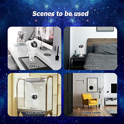Star Projector Night Lights,Kids Room Decor Aesthetic,Tiktok Astronaut Nebula Galaxy Projector Night Light,Remote Control Timing And 360°Rotation Magnetic Head,Lights For Bedroom,Gaming Room Decor #TOP1