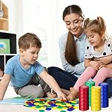 Forhome 400 jetons de poker en plastique, 4 couleurs photo 6