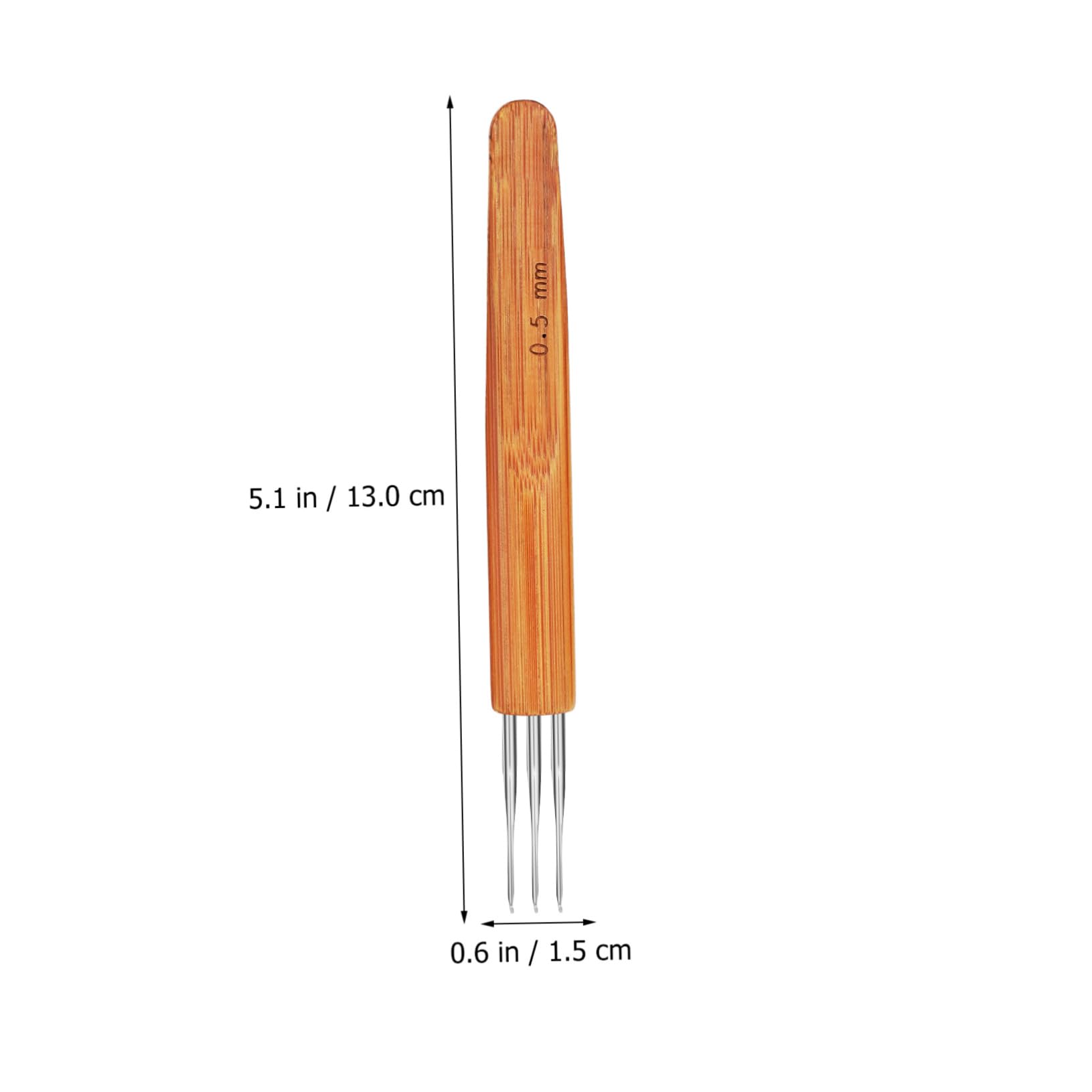 6 Juegos Kit de ganchillo para rastas aguja de ganchillo rastas crochet agujas cabello postizo peluquin kit de agujas de metal para el cabello aguja de metal para el cabello Madera