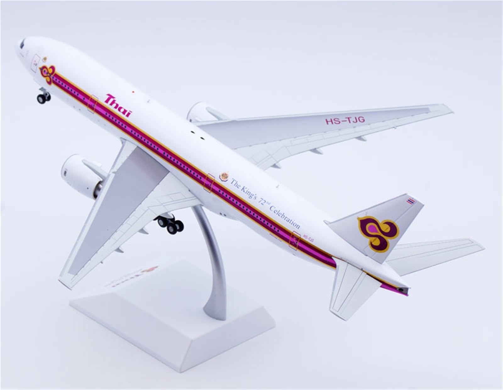 Vantor Modelli di Aerei Replica 31CM 1/200 Modello di visualizzazione su Larga Scala Aereo per Thai Airways B777-200 HS-TJG Aereo finito statico da Collezione in Miniatura