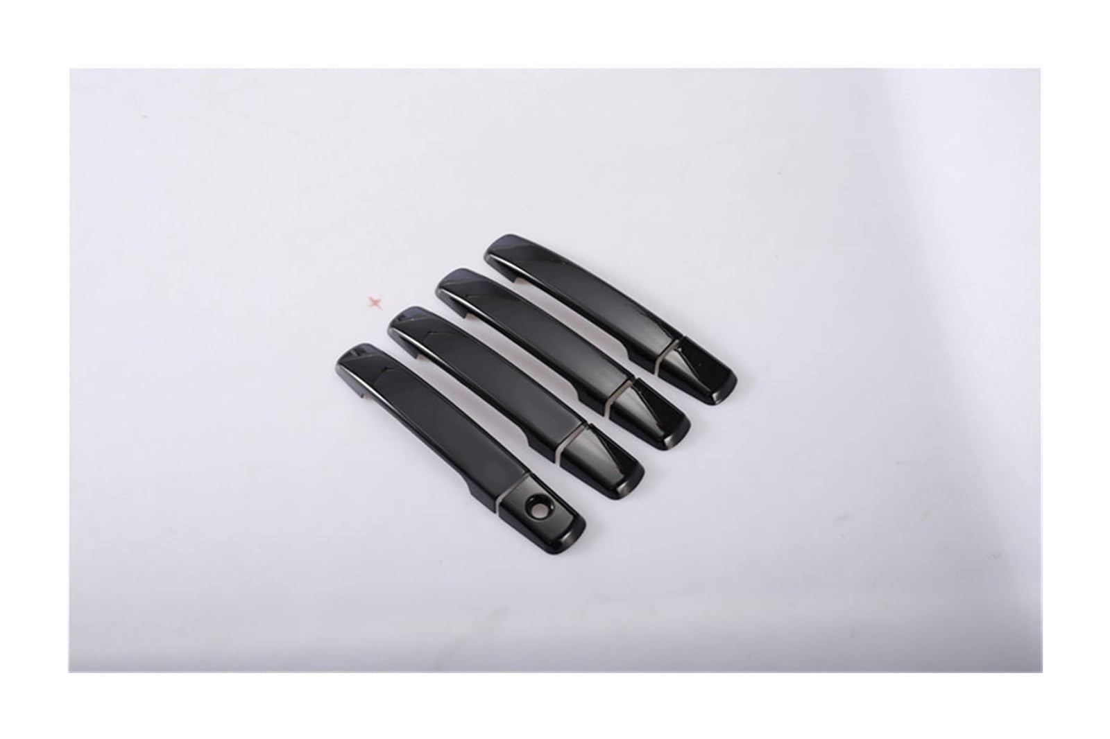 HCKCLMBMZW for Nissan for Qashqai J10 2007 2008 2009 2010 2011 2012 2013 Glossy Black Chrome Car Door Handle Cover Door Handle Cover(Style3)