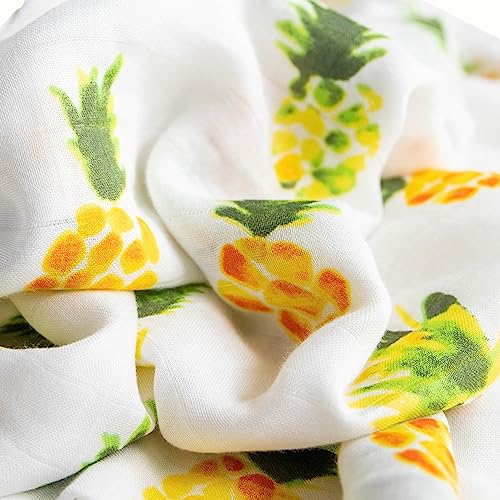 Image of Little Unicorn Cotton Muslin Swaddle Blanket Set | Set of 2 | 100% Cotton | Super Soft | Newborns and Infants | Large 47 x 47 | Machine Washable (Pink Ladies)