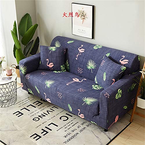 Sofá unipersonal universal antideslizante elástico con todo incluido 90-140cm nuevo flamingo,Funda de sofá Moderna y Sencilla para Mascotas, Antideslizante, elástica, para sofá de Peony-Dark Gray, S