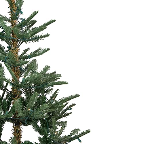 7.5' Pre-Lit Nordmann Fir Artificial Christmas Tree - Warm Clear Led Lights #TOP3