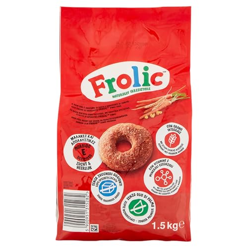 Frolic Complete Leckerli für Hunde, Trockenfutter mit frischem Geflügelgeschmack, 4 Beutel à 1,5 kg